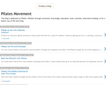 Tablet Screenshot of pilatesmovement.blogspot.com