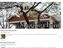 Tablet Screenshot of on-maggies-farm.blogspot.com
