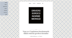 Desktop Screenshot of driversurucuindirmemerkezi.blogspot.com