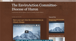 Desktop Screenshot of dioceseofhuronenviroactioncommittee.blogspot.com