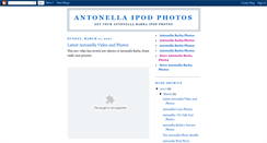 Desktop Screenshot of antonellaipodphotos.blogspot.com