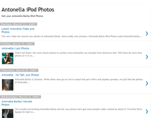 Tablet Screenshot of antonellaipodphotos.blogspot.com