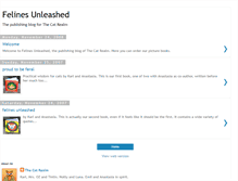 Tablet Screenshot of felinesunleashed.blogspot.com