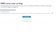 Tablet Screenshot of inpescomocrearunblog.blogspot.com