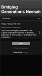 Mobile Screenshot of bridginggenerationsneenah.blogspot.com