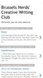 Mobile Screenshot of creativewritingbrussels.blogspot.com