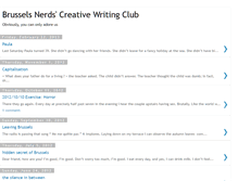 Tablet Screenshot of creativewritingbrussels.blogspot.com