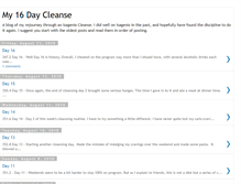 Tablet Screenshot of my16daycleanse.blogspot.com