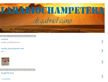 Tablet Screenshot of laradiochampetera.blogspot.com