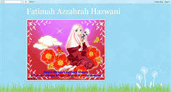 Desktop Screenshot of fatimahazzahrah.blogspot.com