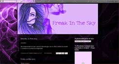 Desktop Screenshot of freakinthesky.blogspot.com