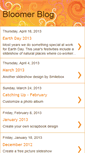 Mobile Screenshot of blogbybloomers.blogspot.com