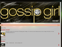 Tablet Screenshot of gossipgirl990.blogspot.com