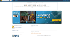 Desktop Screenshot of cbsbigbrother9.blogspot.com