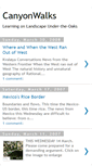 Mobile Screenshot of canyonwalks.blogspot.com