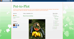 Desktop Screenshot of pot-to-plot.blogspot.com