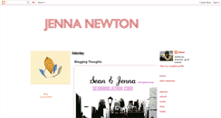 Desktop Screenshot of jennanewton.blogspot.com