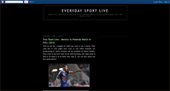 Desktop Screenshot of everydaysport-live.blogspot.com