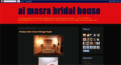 Desktop Screenshot of almasrabridalhouse.blogspot.com