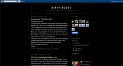 Desktop Screenshot of dirtyboot.blogspot.com