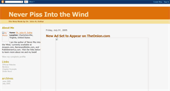 Desktop Screenshot of neverpiss.blogspot.com