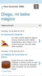 Mobile Screenshot of diegomibebemagico.blogspot.com