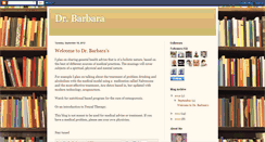 Desktop Screenshot of drbarbarapowell.blogspot.com