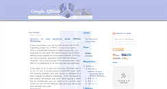 Desktop Screenshot of google1-affiliate.blogspot.com