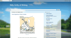 Desktop Screenshot of nittygrittyofwriting.blogspot.com