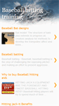 Mobile Screenshot of batting-training-aids.blogspot.com