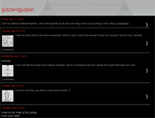 Tablet Screenshot of gizzardgulper.blogspot.com