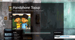 Desktop Screenshot of handphonetopup.blogspot.com