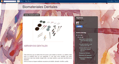 Desktop Screenshot of biomateriales-sab.blogspot.com