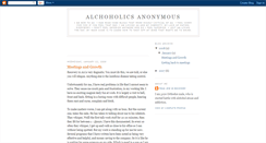 Desktop Screenshot of alchoholicsanonymous.blogspot.com