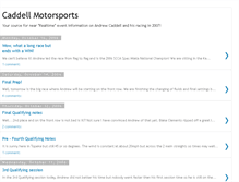Tablet Screenshot of caddellmotorsports.blogspot.com