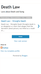 Mobile Screenshot of deathlaw.blogspot.com