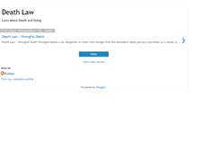 Tablet Screenshot of deathlaw.blogspot.com