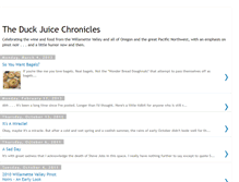 Tablet Screenshot of duckjuiceandduckbreasts.blogspot.com