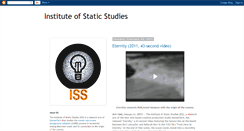 Desktop Screenshot of instituteofstaticstudies.blogspot.com