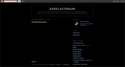 Desktop Screenshot of godslasteraar.blogspot.com