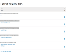 Tablet Screenshot of latest-beautytips.blogspot.com