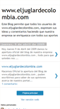 Mobile Screenshot of eljuglardecolombia.blogspot.com