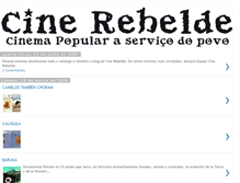 Tablet Screenshot of cine-rebelde.blogspot.com