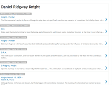 Tablet Screenshot of danielridgwayknight.blogspot.com