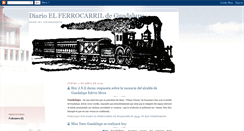 Desktop Screenshot of diarioelferrocarril.blogspot.com