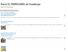 Tablet Screenshot of diarioelferrocarril.blogspot.com