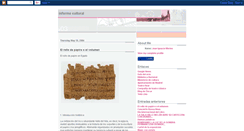 Desktop Screenshot of informecultural.blogspot.com