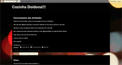 Desktop Screenshot of cozinhadoidona.blogspot.com