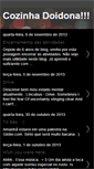 Mobile Screenshot of cozinhadoidona.blogspot.com