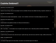 Tablet Screenshot of cozinhadoidona.blogspot.com